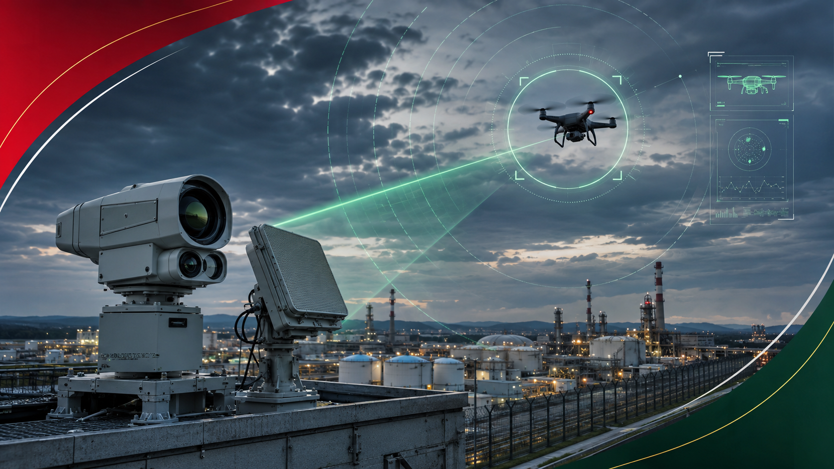 Drone detection illustration