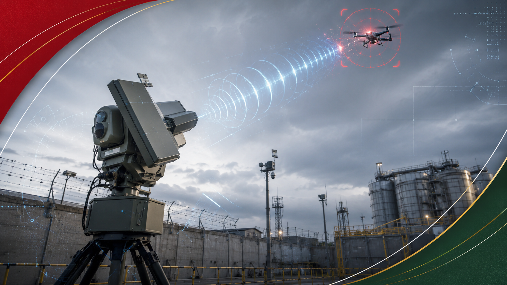Drone neutralization illustration